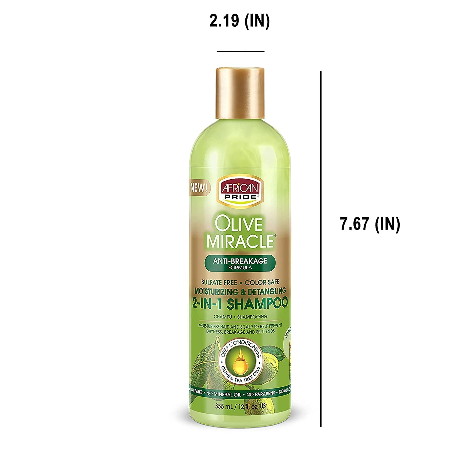 Texture crémeuse d'African Pride Olive Miracle pour cheveux soyeux.