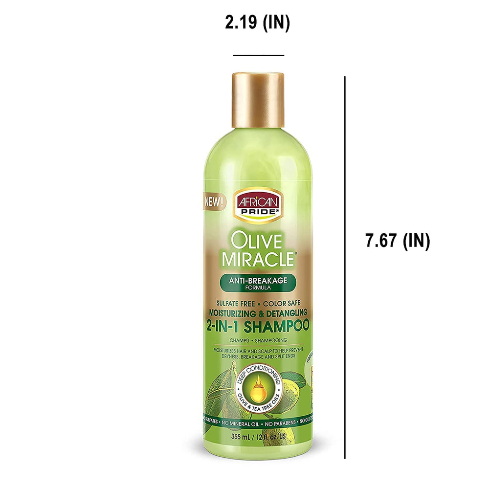 Texture crémeuse d'African Pride Olive Miracle pour cheveux soyeux.