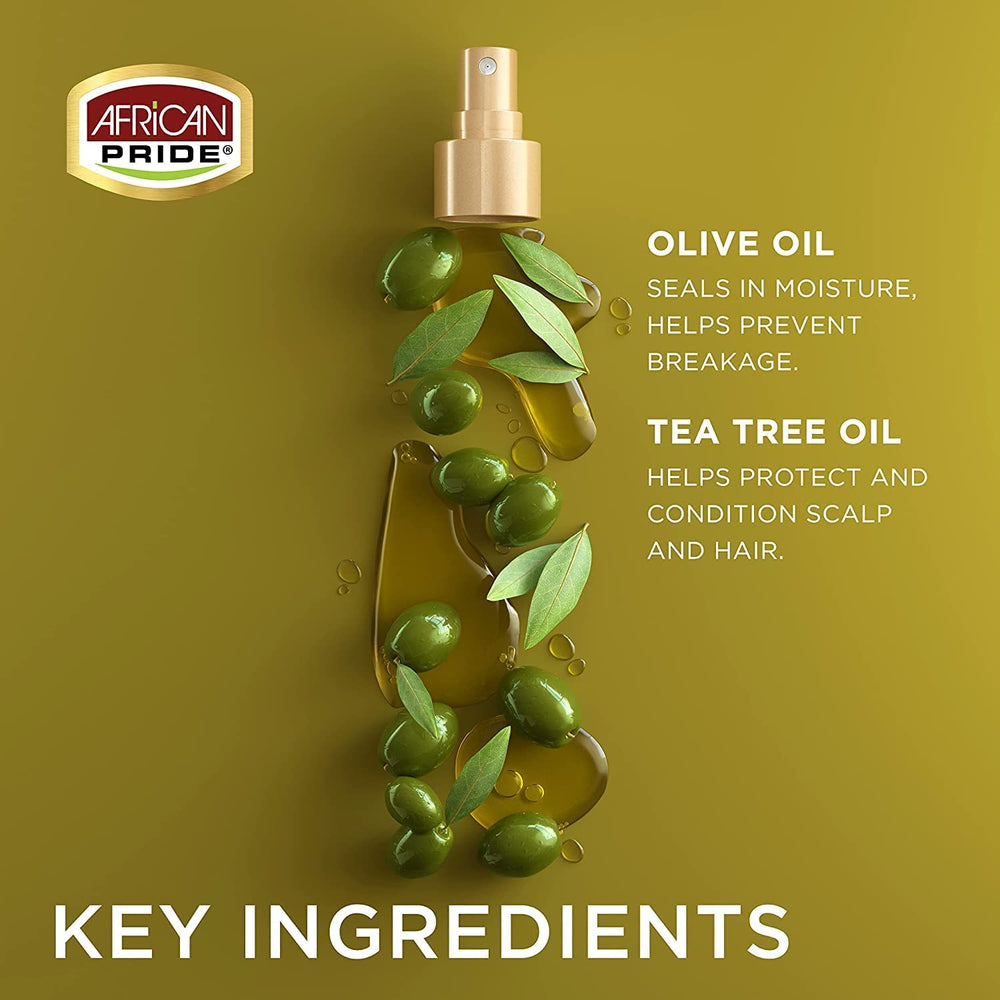Rituel de lavage facile avec le soin African Pride Olive Miracle.