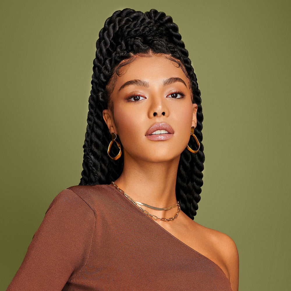 African Pride Olive Miracle Soin sans rinçage, démêlage facilité pour cheveux secs.
