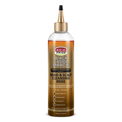 African Pride rinçage nettoyant castor noir sur tresses et cuir chevelu, nettoyage en douceur.