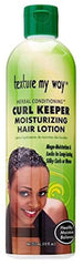 Africas Best Orig Texture My Way Curl Keeper Lotion : bouteille prête à hydrater les cheveux.