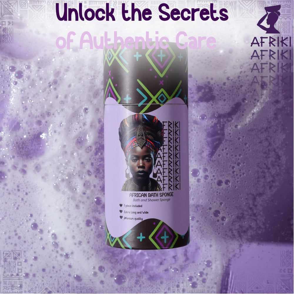 Couleur lilas de l’éponge AFRIKI, rituel spa à domicile.
