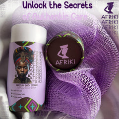 Éponge AFRIKI durable et lavable en machine pour une routine durable.
