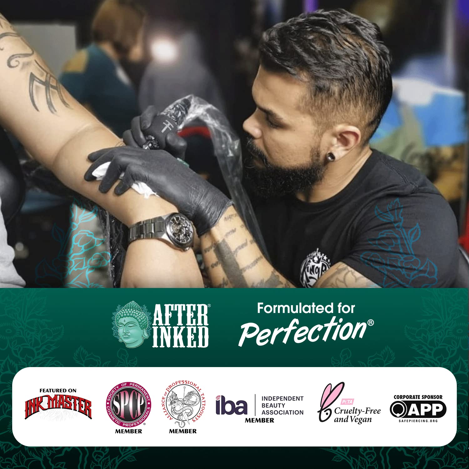 After Inked application simple, gestes de soin quotidiens, peut améliorer l'hydratation.