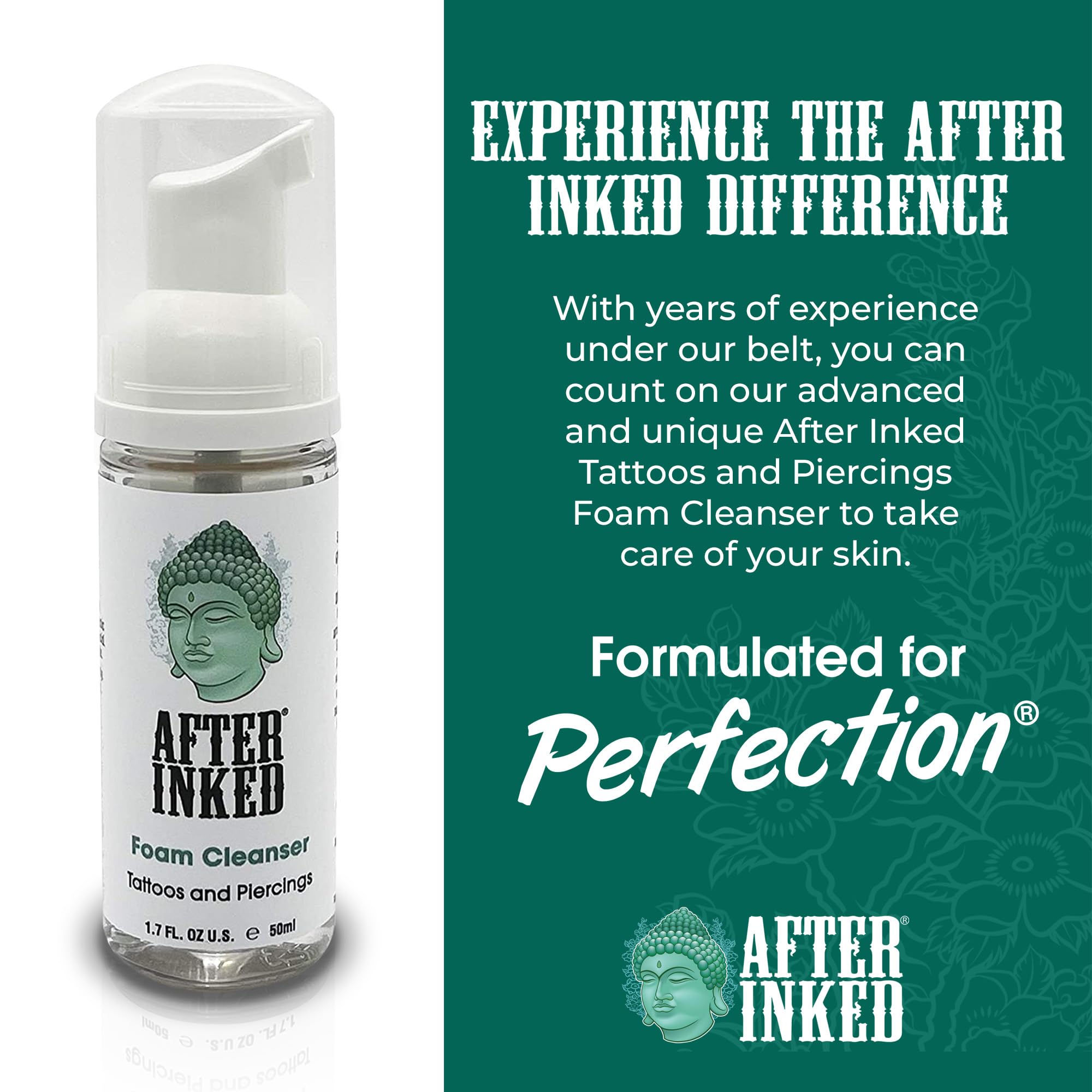 After Inked étiquette vegan sans sulfate et sans parfum, non testé sur les animaux.