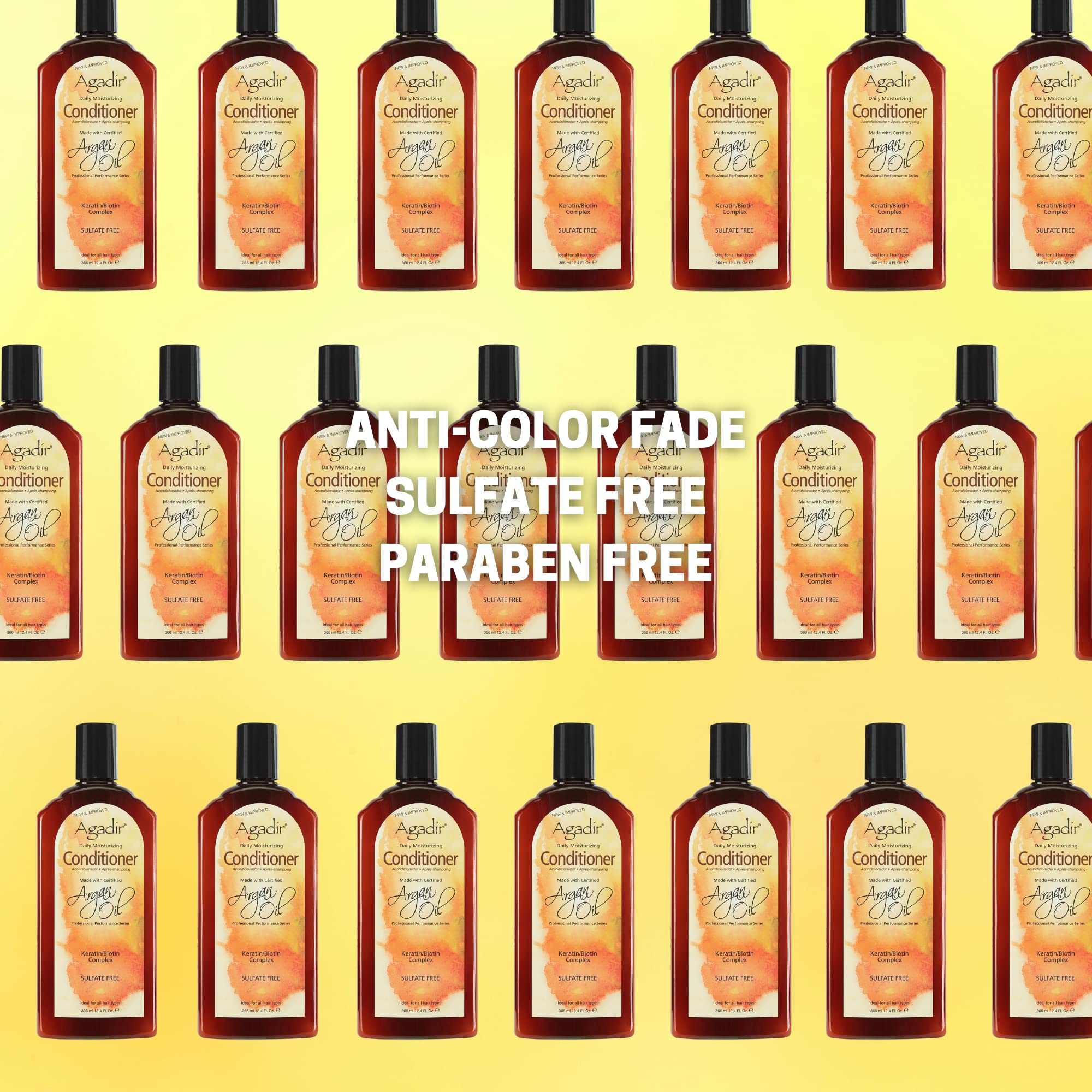 Agadir argan préserve la couleur des cheveux colorés.