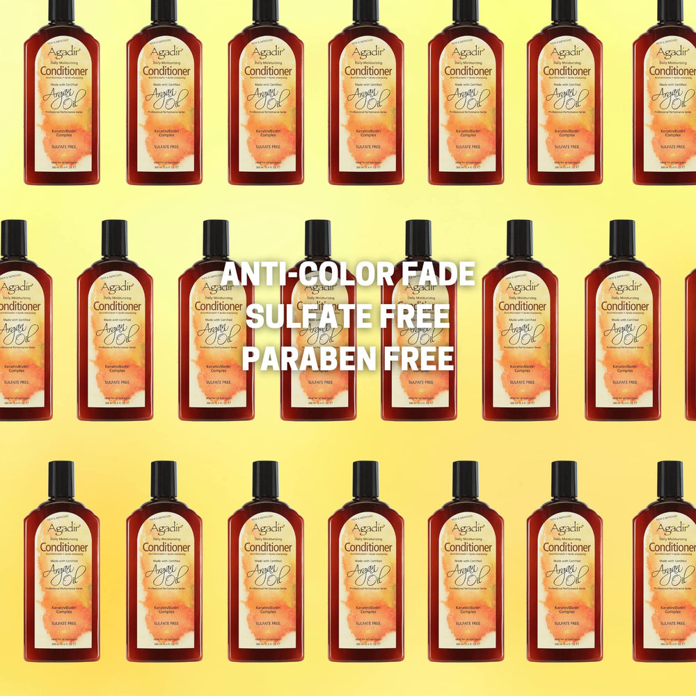 Agadir argan préserve la couleur des cheveux colorés.