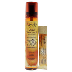 AGADIR Spray d’Huile d’Argan – bouteille, douceur et brillance instantanées.