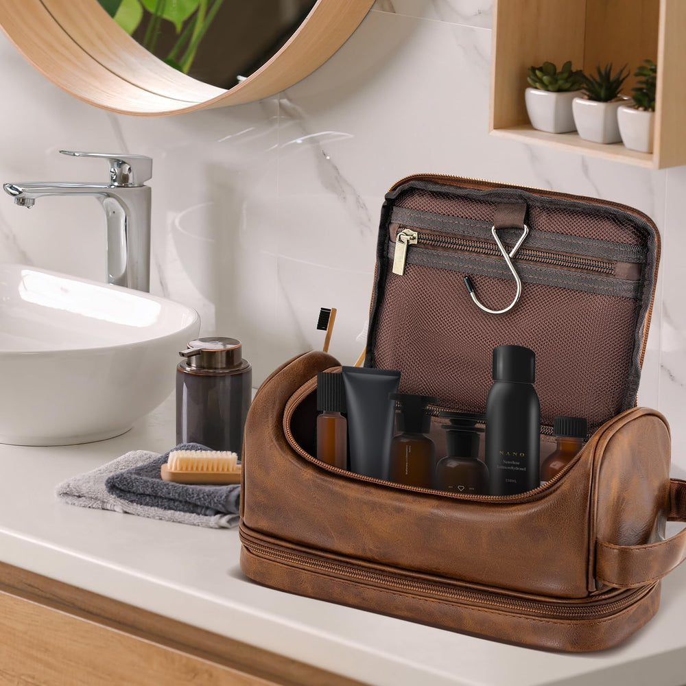 Aganmi trousse-de-toilette idéale pour voyage d'affaires et loisirs.