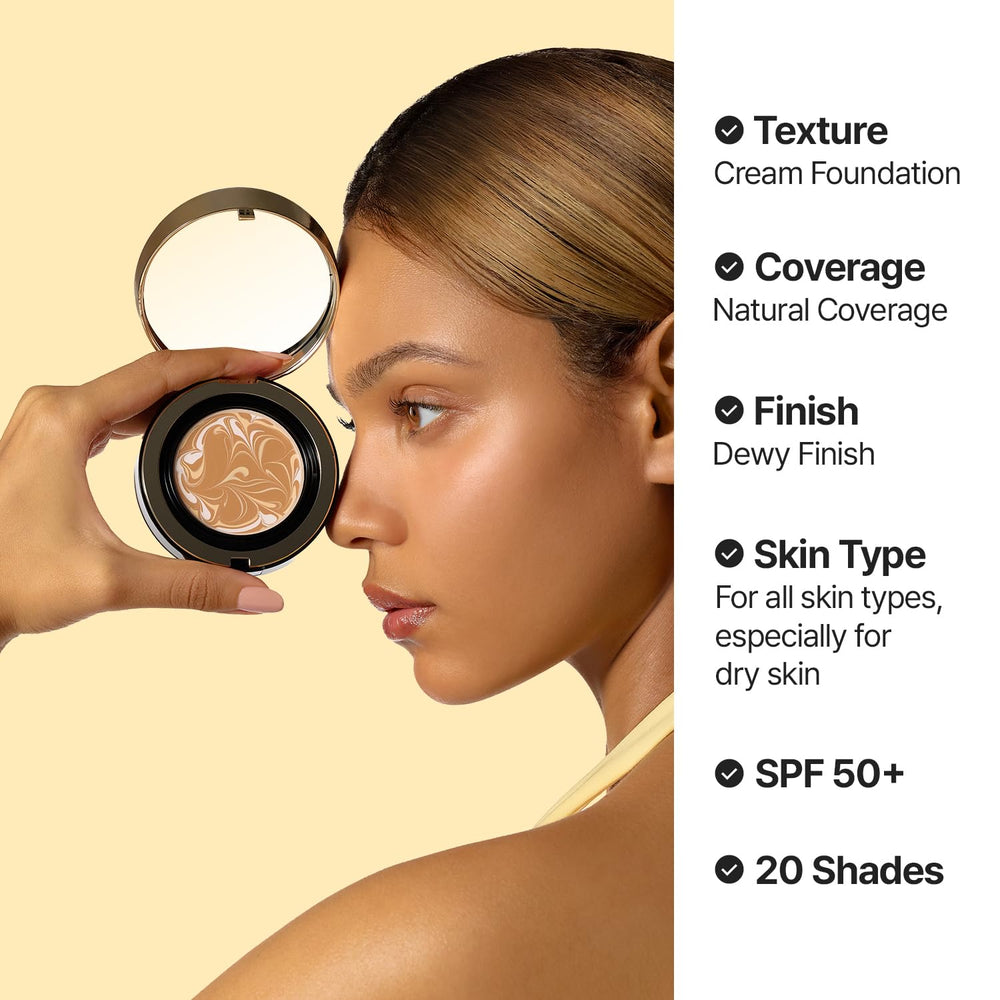 AGE 20's Signature Essence Pact flacon-cushion, fini lumineux et hydratant.