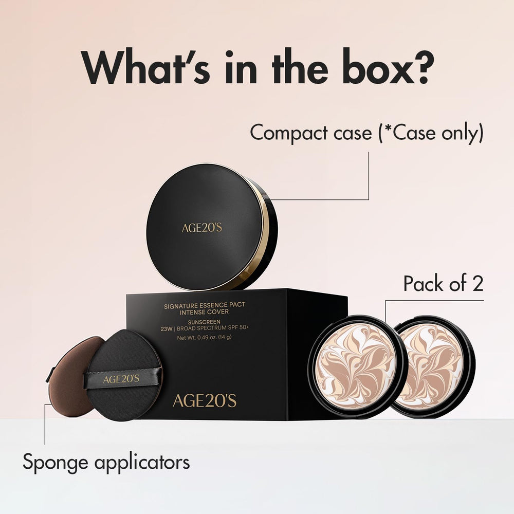 AGE 20's Signature Essence Pact SPF50+ 14 g par unité, idéal pour usage quotidien