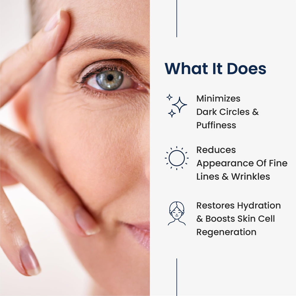 Agelyss Eye-Bag Cream, texture crème yeux, soin quotidien raffermissant.