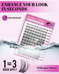 AGGRAD Magic Lash Clusters – effet volumineux avec densité maîtrisée.