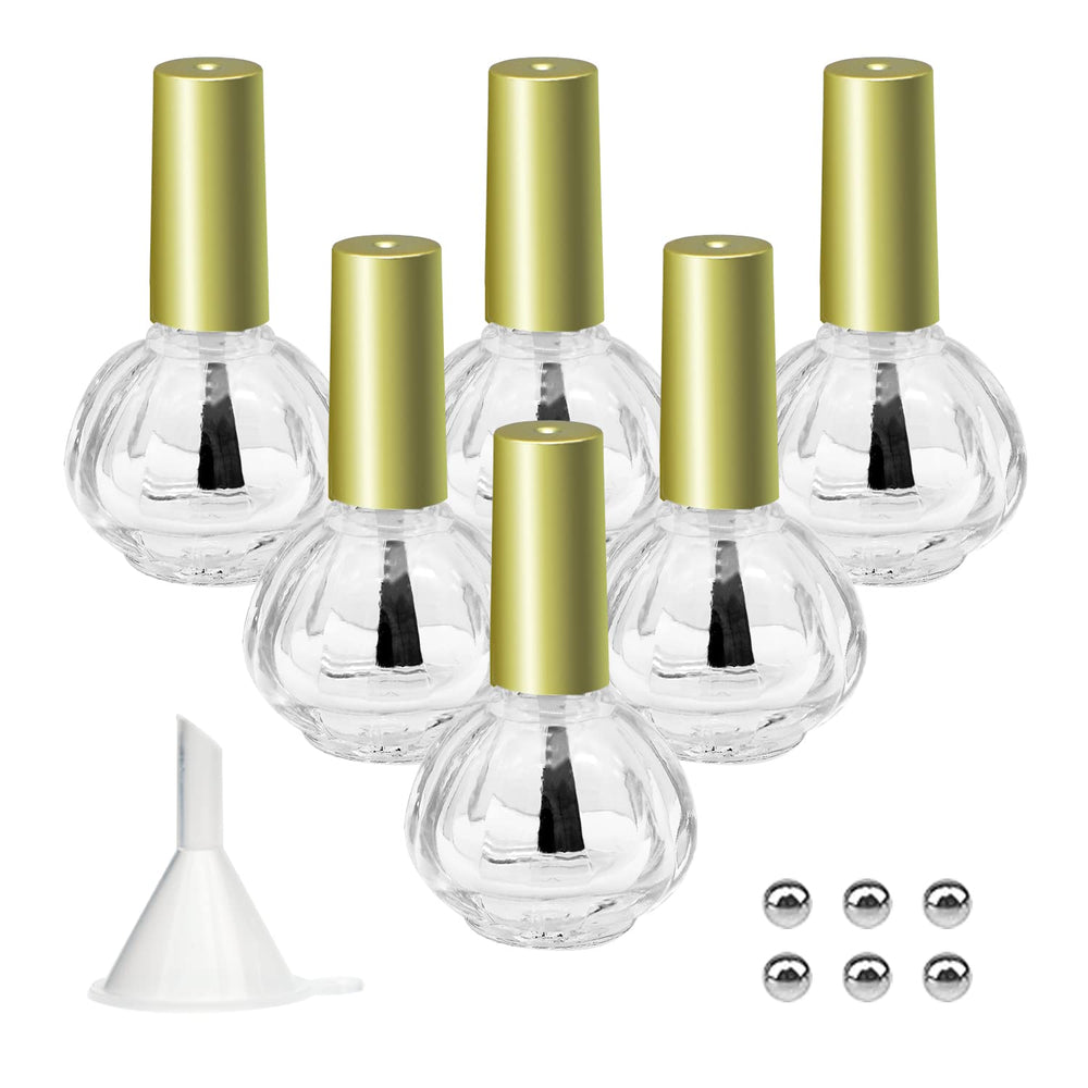 Agidea – bouteilles 10 ml forme citrouille dorée pour tester de nouvelles couleurs.