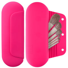 AGIKET étui pinceaux silicone avec fermeture magnétique pour éviter les chutes et faciliter l'accès.