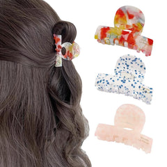 Pinces Agirlvct bleu 2,4 po : maintien sûr pour cheveux fins et courts