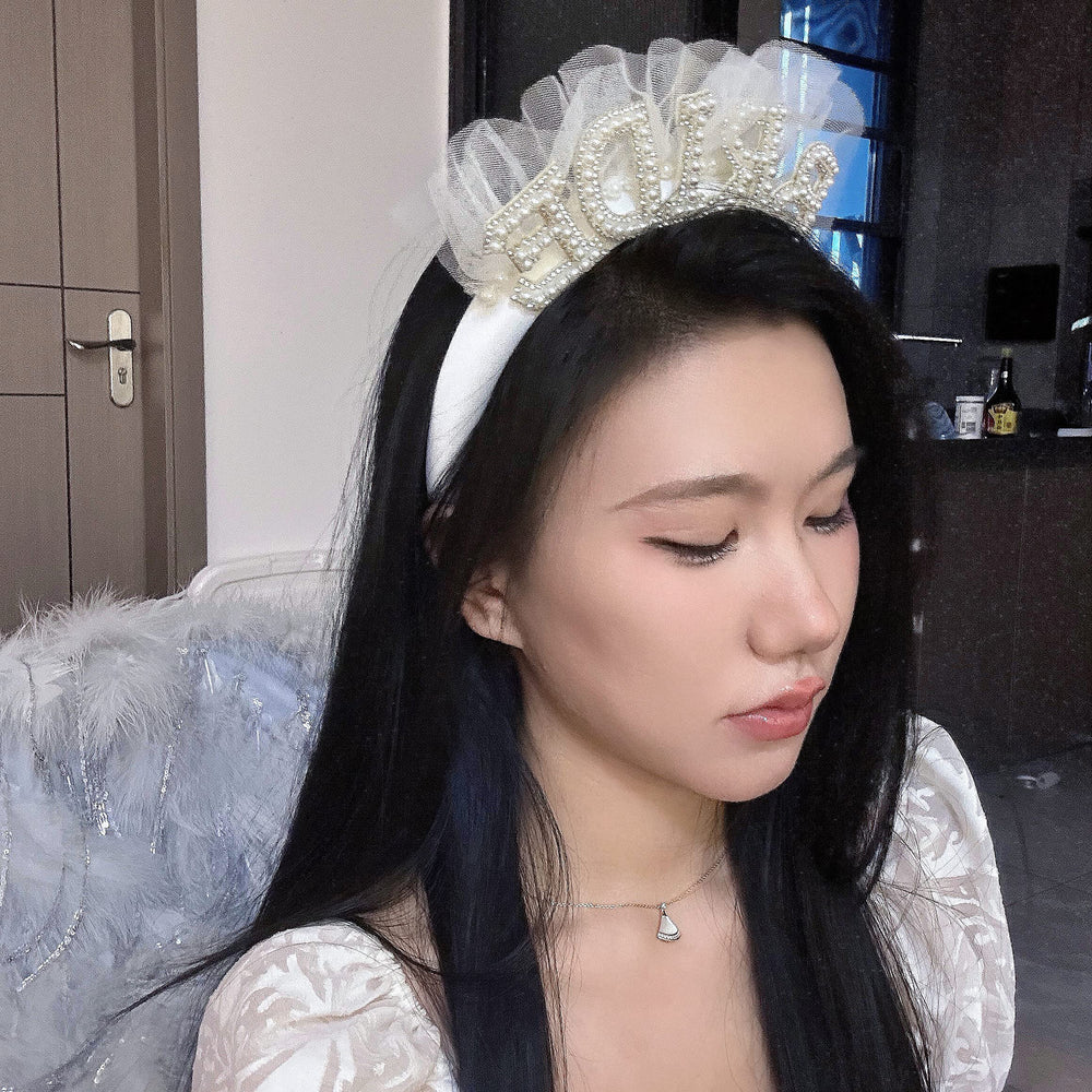 Agkvw accessoire cheveux mariée: port facile et décor élégant, parfait pour photo et fête.