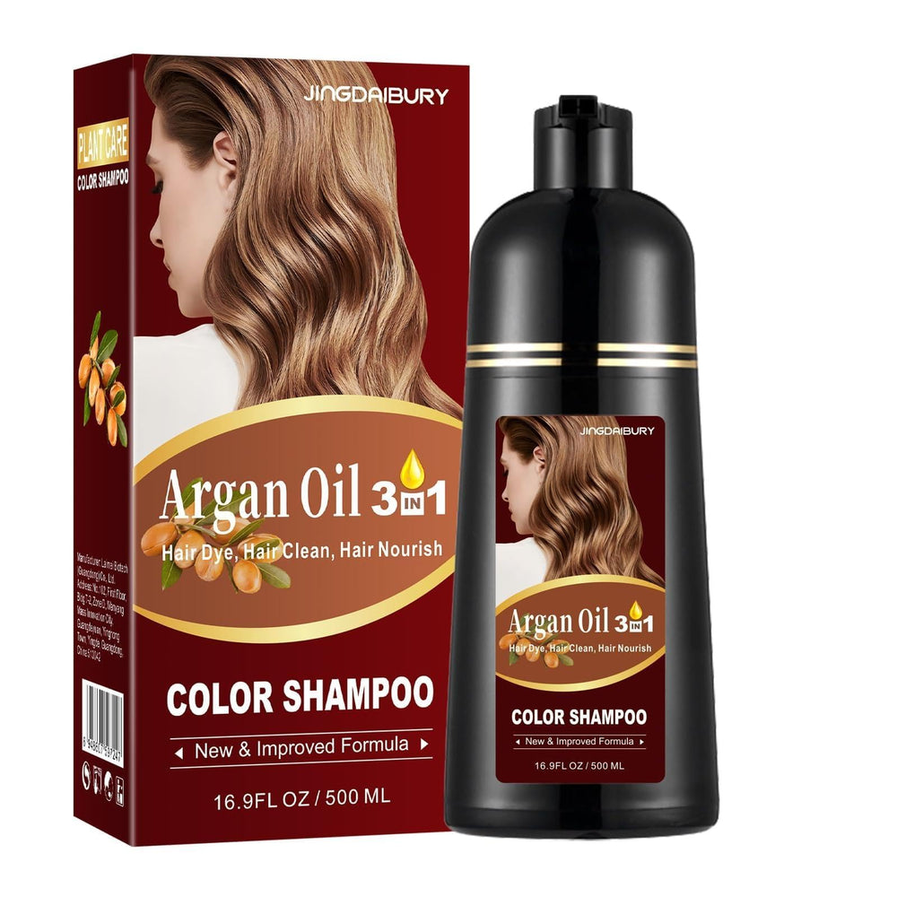 Agthyuve 3-en-1 shampoo colorant noir: couleur durable et soin rapide.
