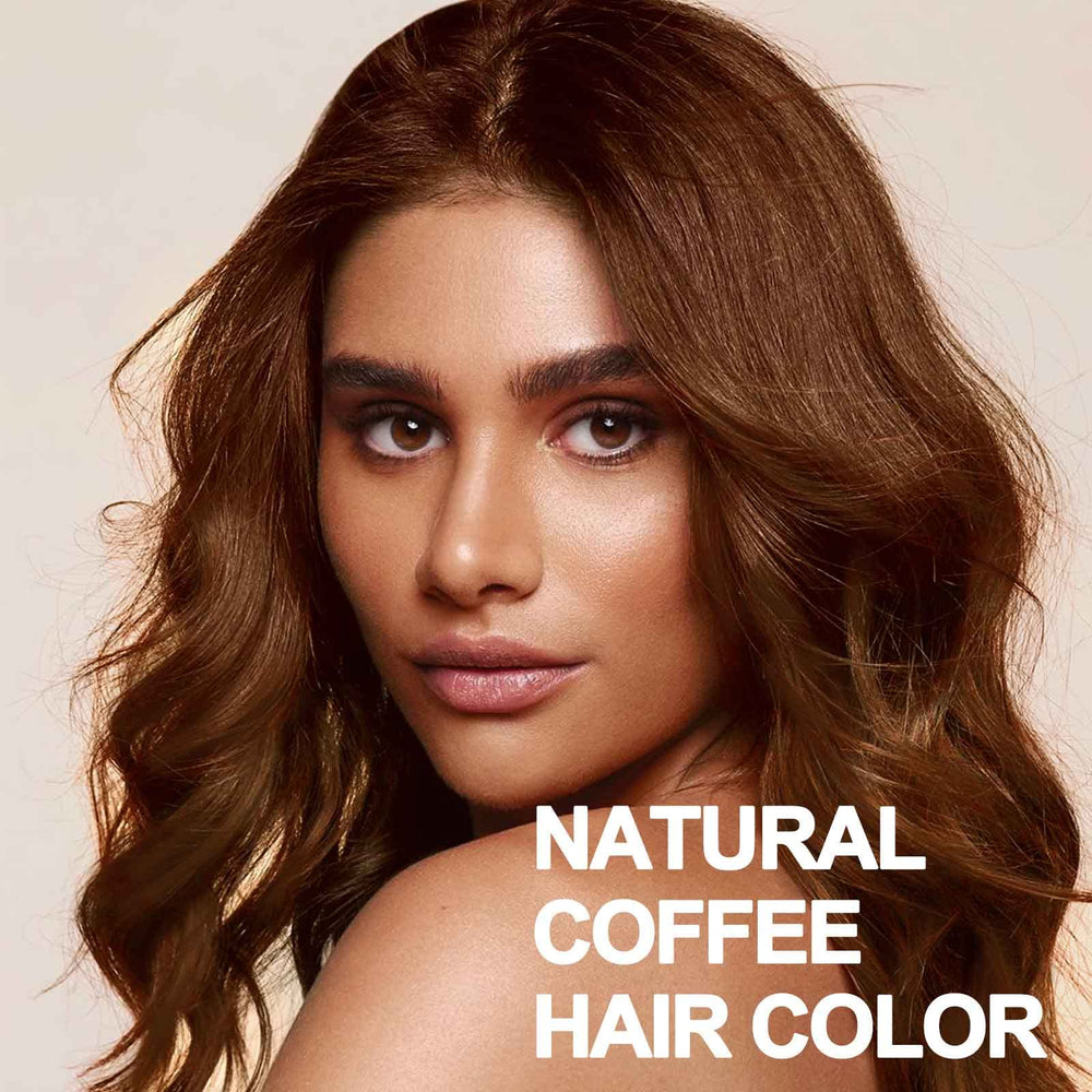 Agthyuve Shampoing Colorant 3 en 1 – Teinte Brun foncé pour cheveux gris.