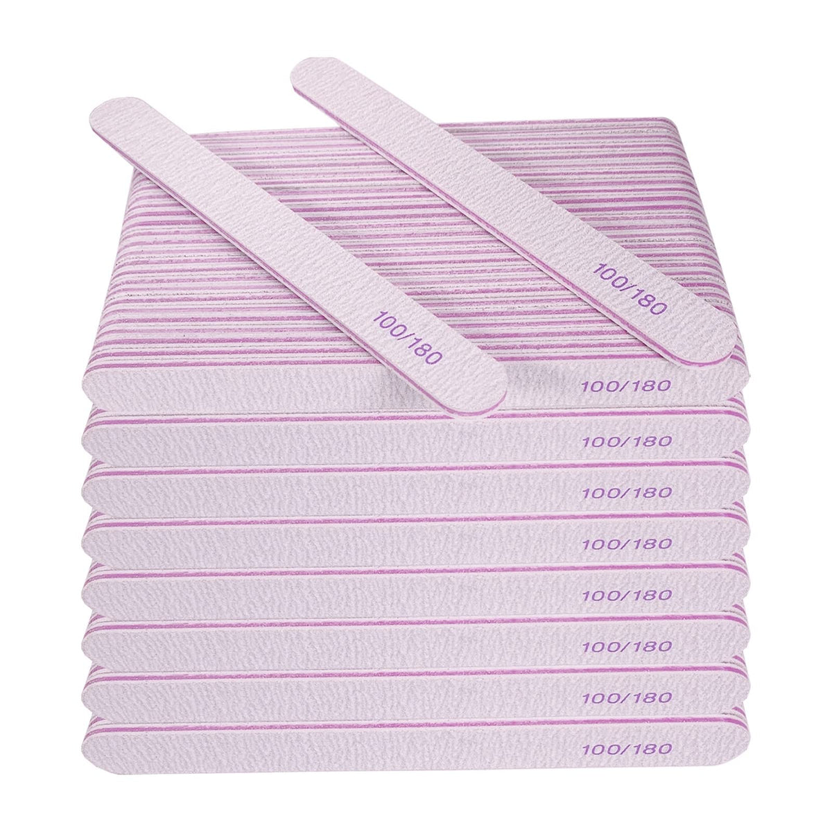 AhaTopia lime d ongles double-face grain 100-180, prête pour le façonnage rapide des ongles.