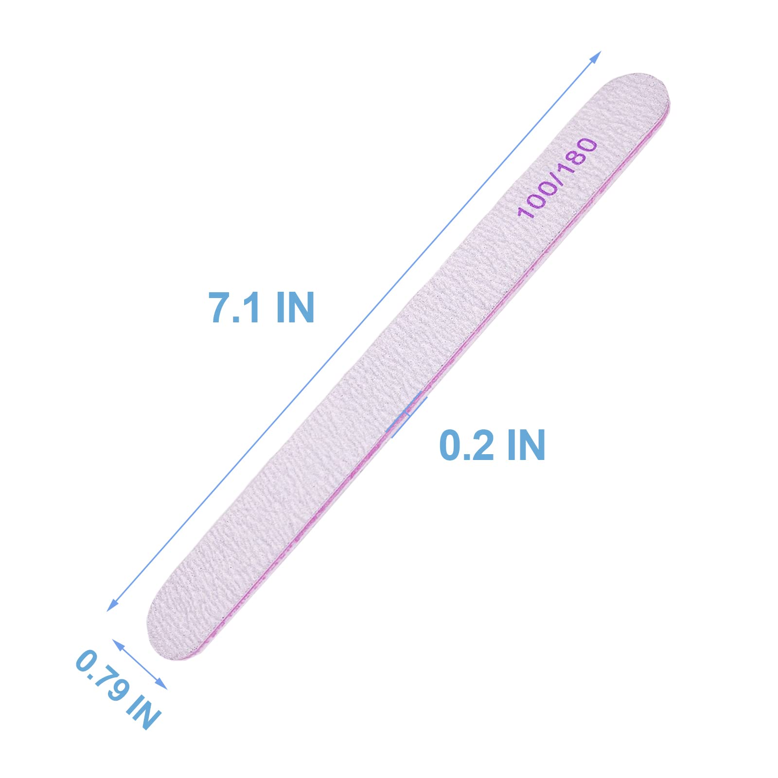 AhaTopia lime d ongles longueur 7 pouces, ergonomique et facile a manier.