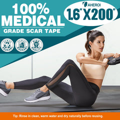 Patch silicone Aheroi – adhérence fiable sous mouvement.