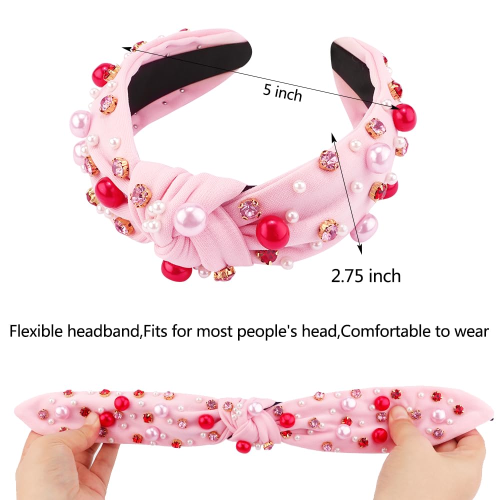 AHONEY bandeau cheveux confort journee rose, porté quotidien.