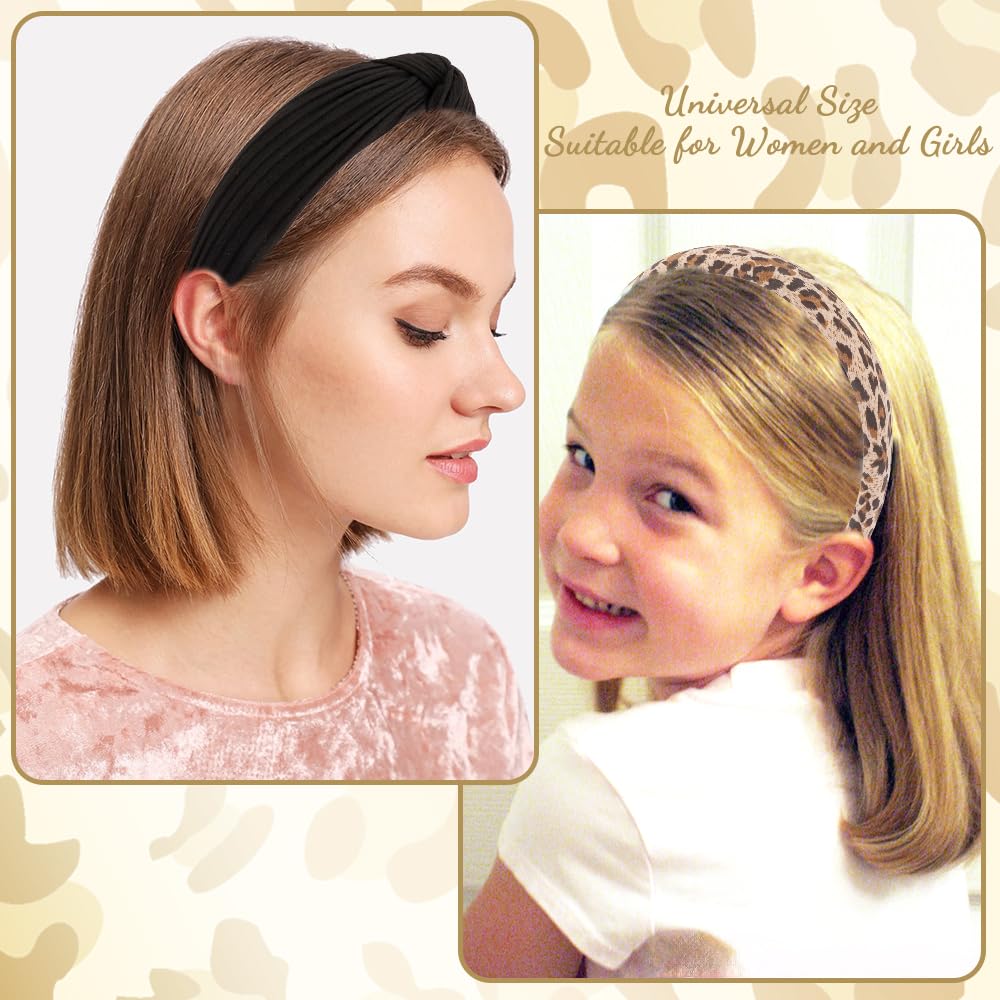 AHONEY bandeau large convient aux coiffures diverses et pratiques.