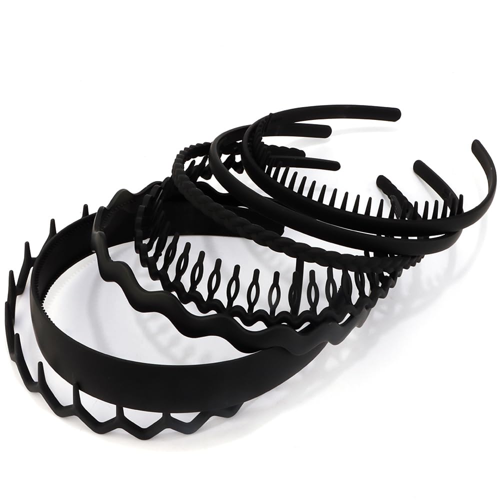AHONEY bandeau noir matte, douceur et confort au quotidien.