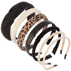 AHONEY bandeau noir uni offre confort tout au long de la journée.