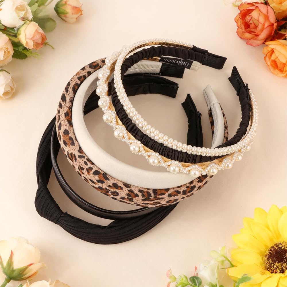 AHONEY bandeau perles ajoute une touche élégante pour soirée.