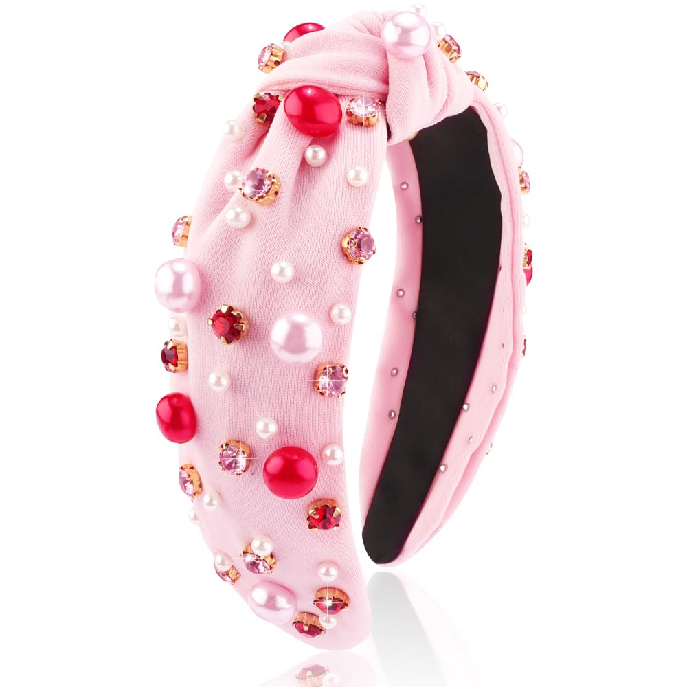 AHONEY cadeau Saint-Valentin bandeau rose, idée cadeau élégante.