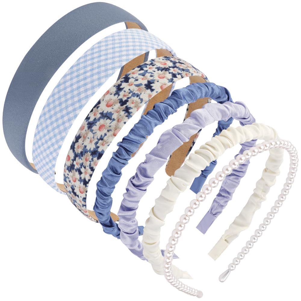AHONEY bandana-cheveux bleu, style bandana chic et pratique.