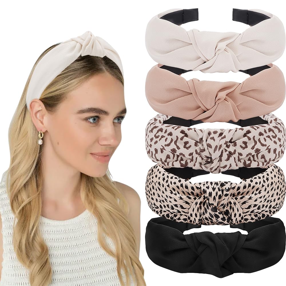 AHONEY pack-bandeaux-noeud-tendance : accessoire tendance qui maintient les cheveux en place toute la journée.