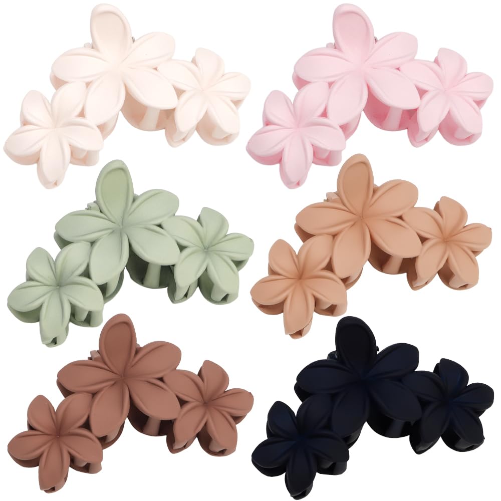 AHONEY pinces à cheveux hibiscus, idéal pour les coiffures de plage et fêtes.