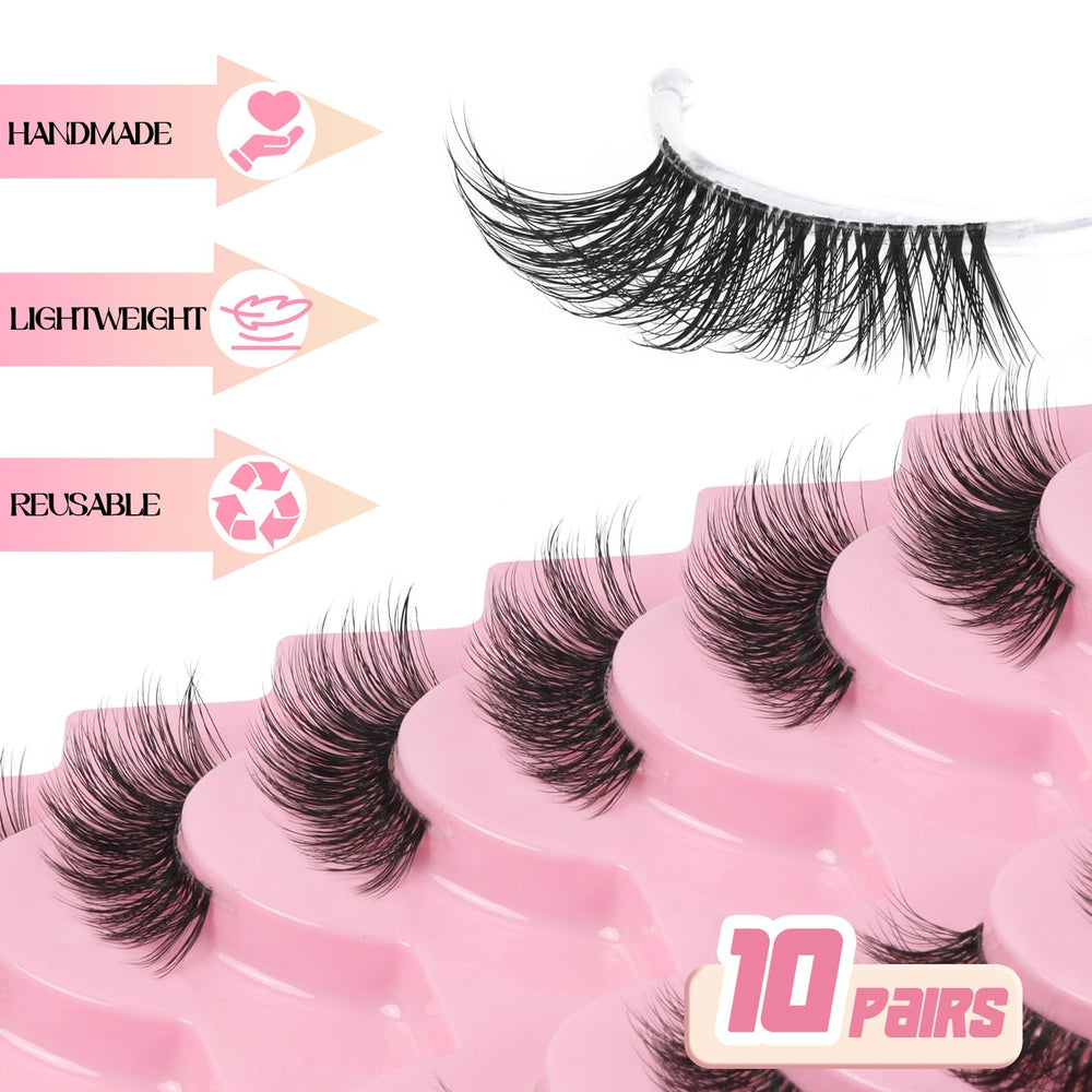 Cils Ahrikiss, bande transparente pour un rendu discret et confortable.