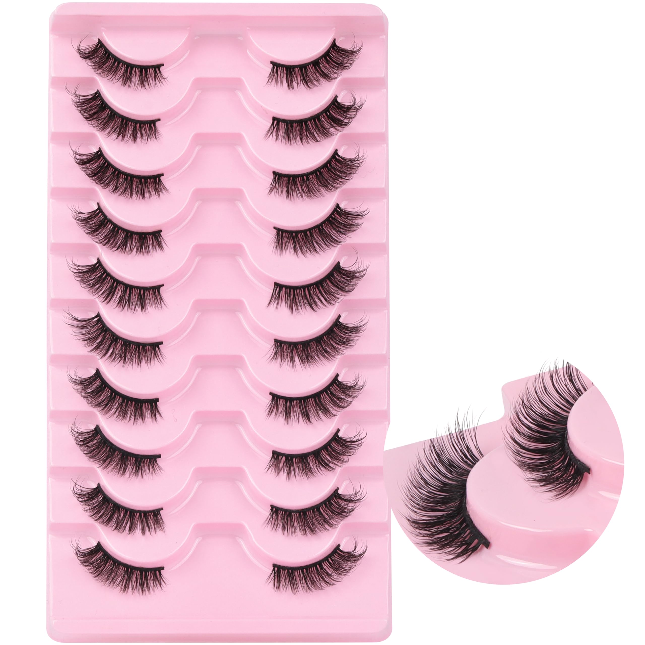 Ahrikiss demi-cils : aperçu naturel pour un regard subtil et élégant.