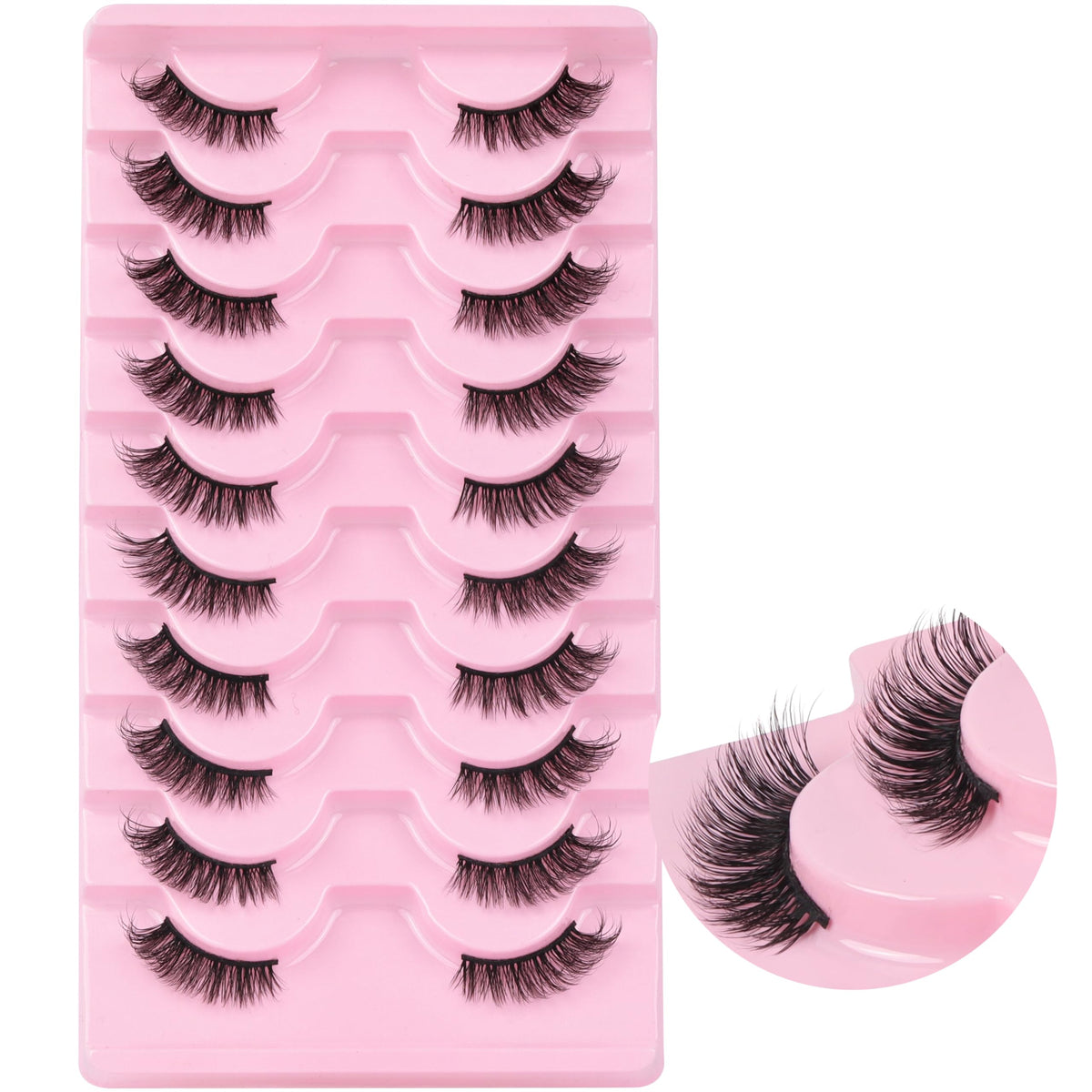 Ahrikiss demi-cils : aperçu naturel pour un regard subtil et élégant.