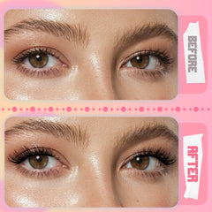 Cils effet œil de chat 10 mm pour un look marqué et net.