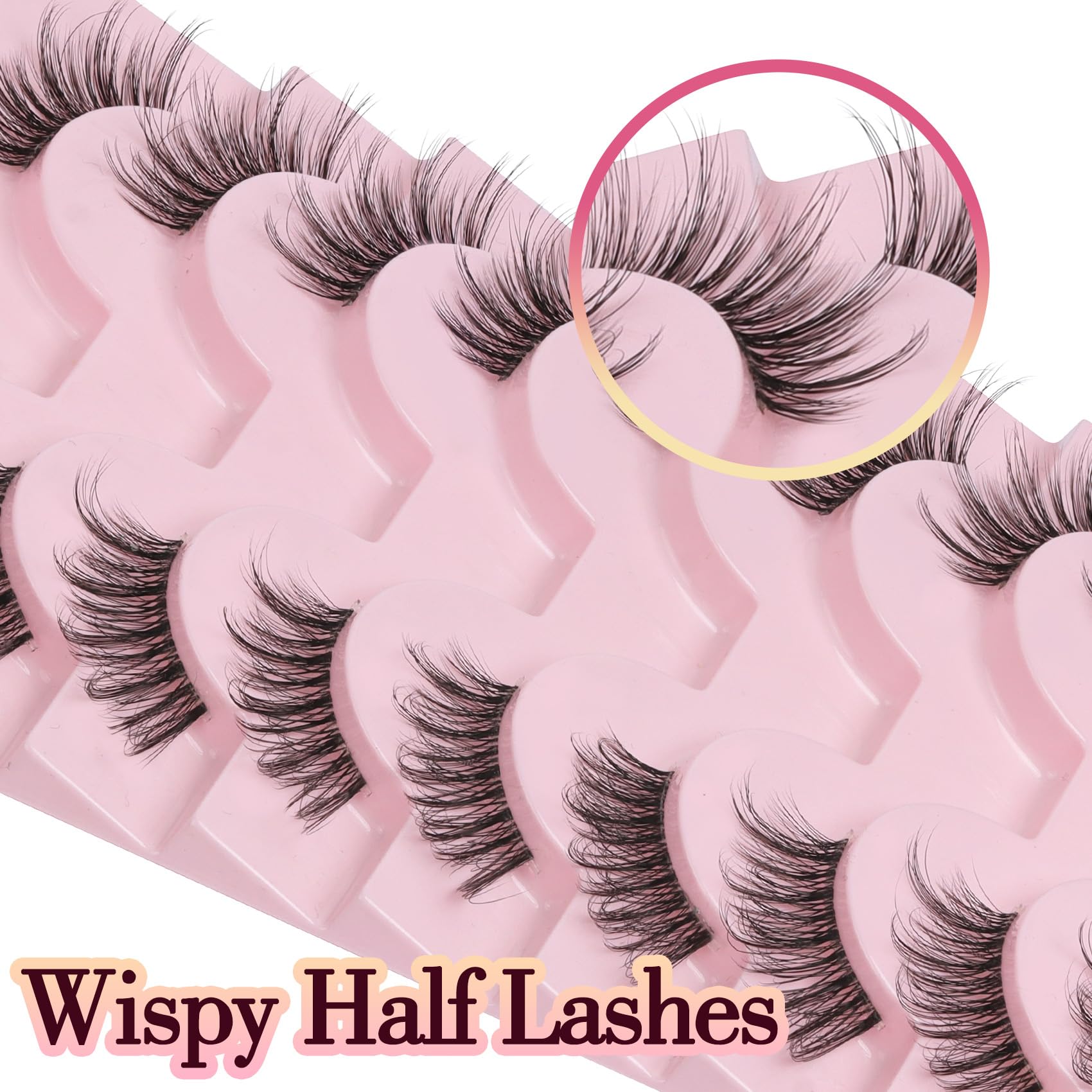 Demi-cils adaptés pour professionnels et usage personnel, Ahrikiss TB01.