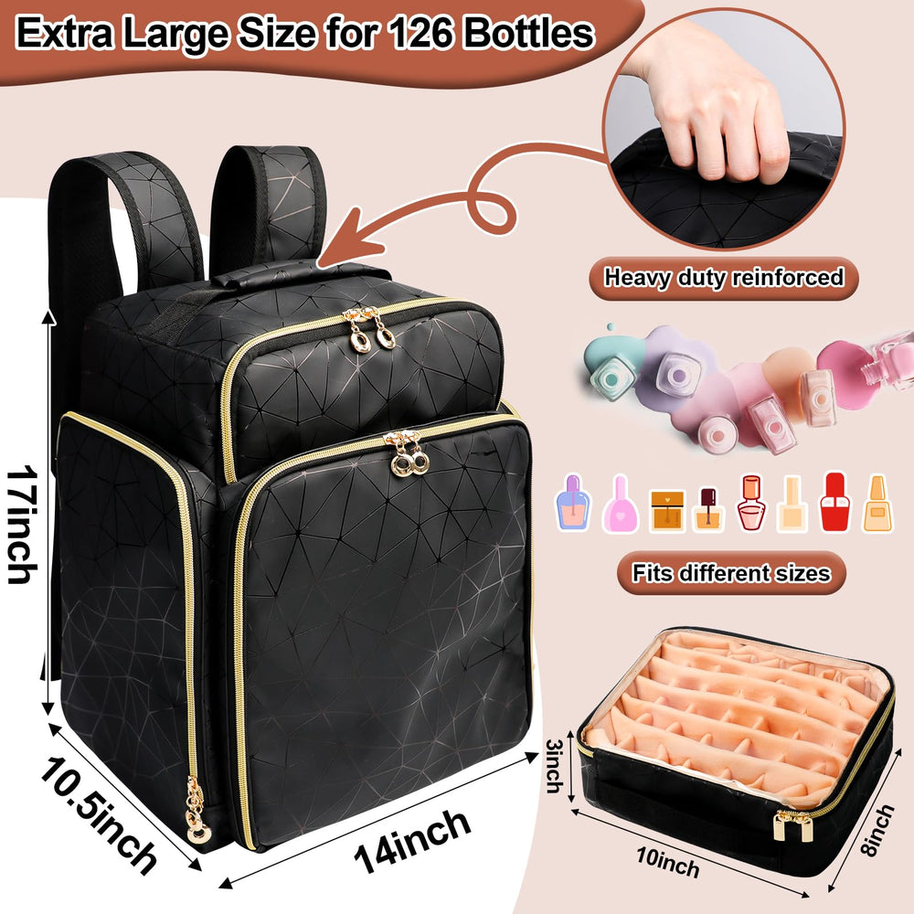 Ahzske organisation polyvalente peut servir de trousse-maquillage ou sac de voyage.