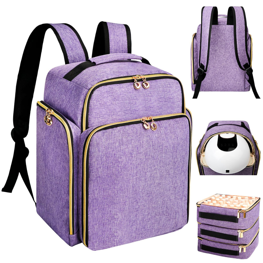 ahzske Sac-organiseur Vernis: capacité jusqu'à 126 bouteilles pour voyage et rangement pratique.