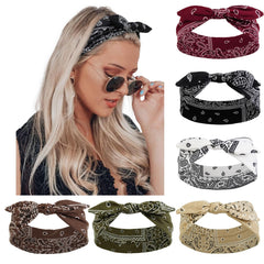 Bandana paisley noir AIBFRID, maintien fiable et style chic.