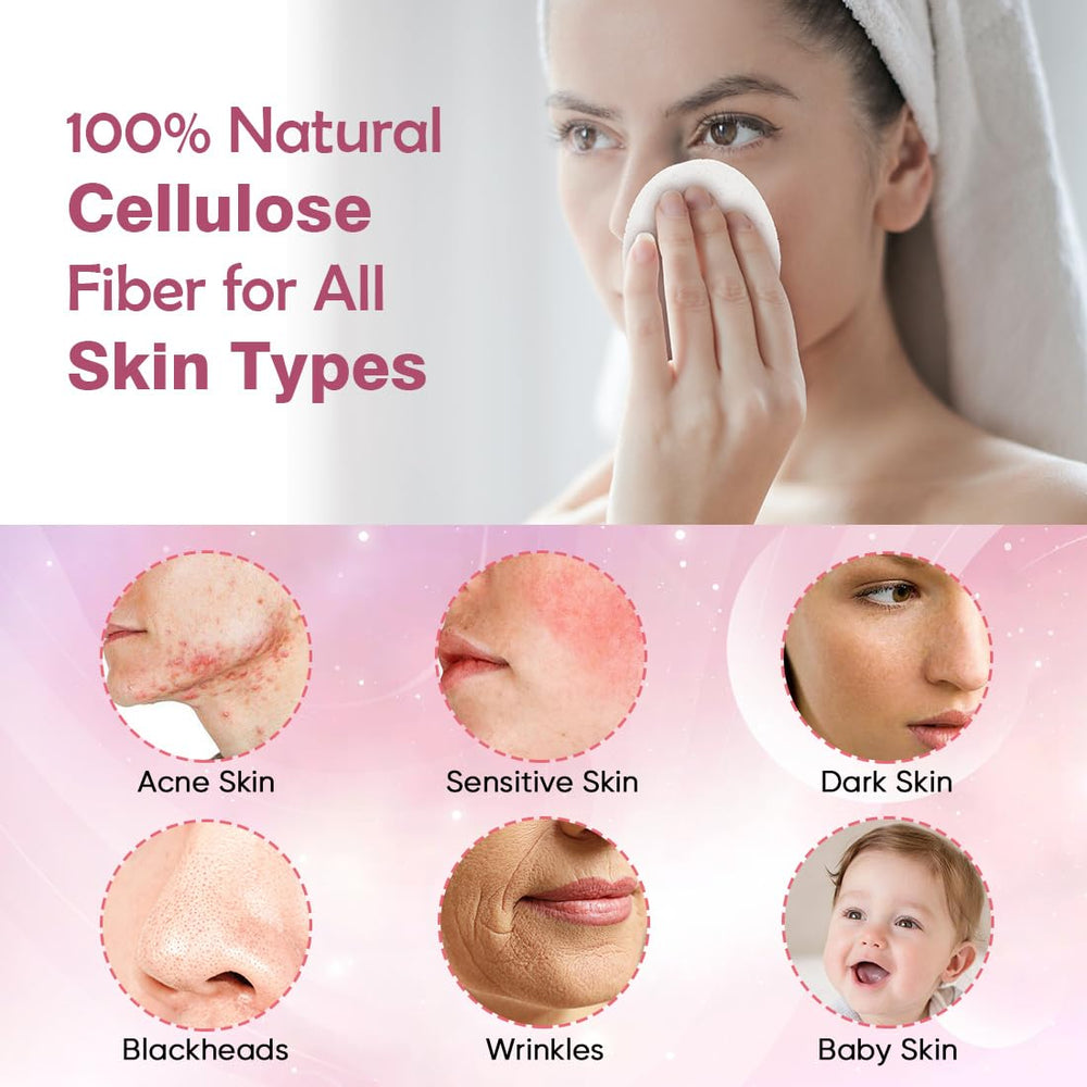 Éponge visage AIDEA nettoyage doux quotidien démaquillage efficace et soin sans irritation