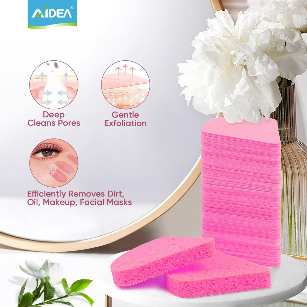 Rinçage et réutilisation simples: éponge AIDEA lavable et durable.
