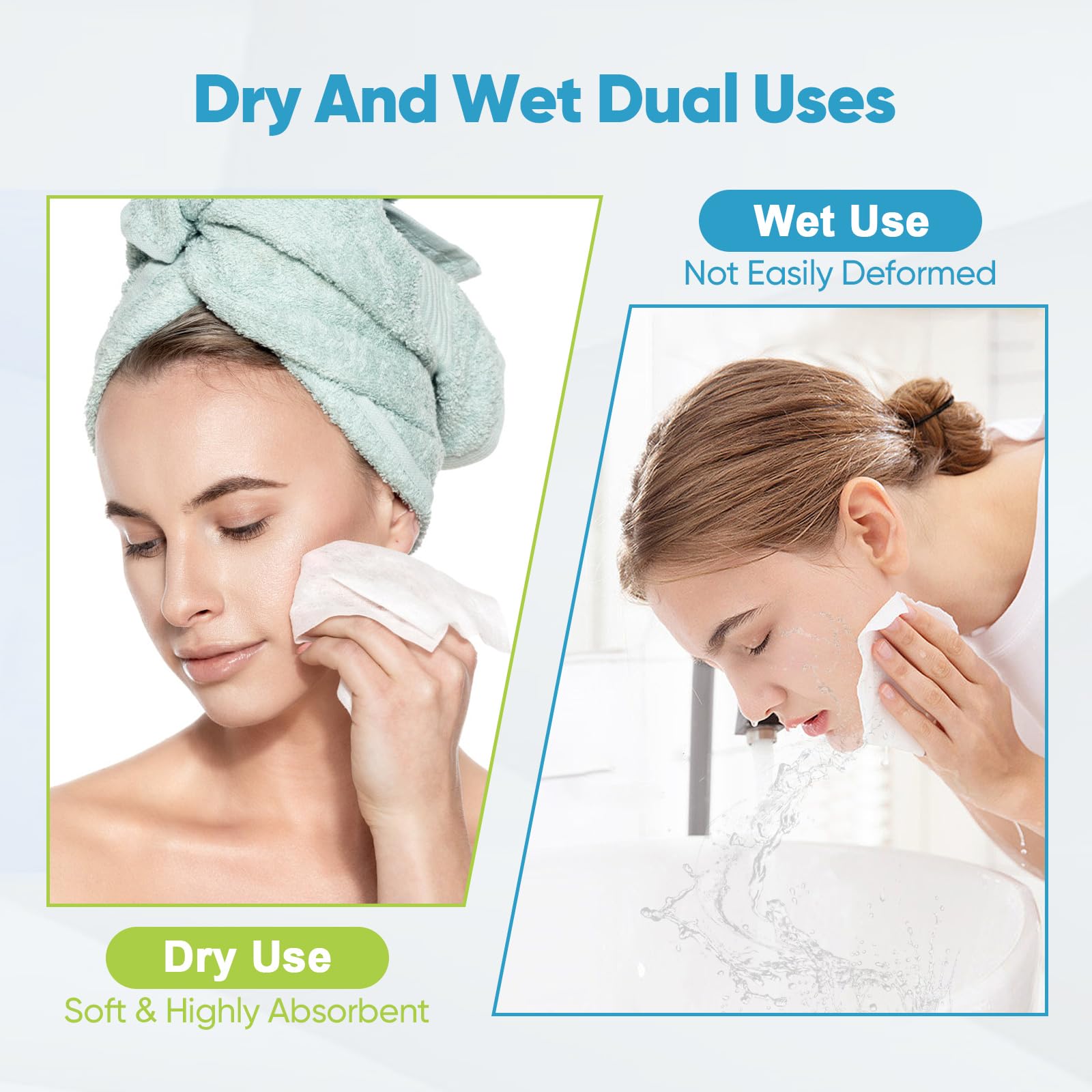 Lingettes visage AIDEA adaptées peaux sensibles, douceur quotidienne.