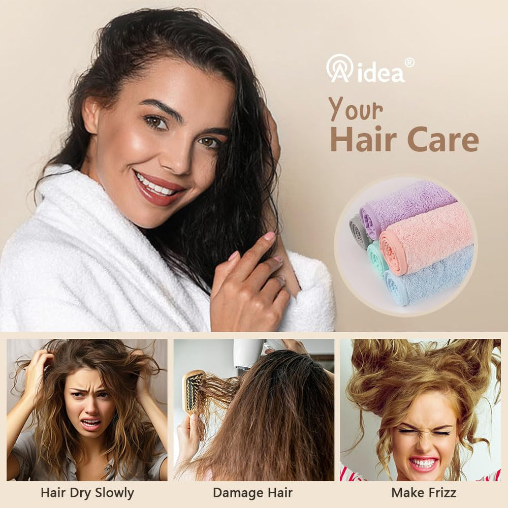 AIDEA turban-cheveux ultra-léger, confort en déplacement.
