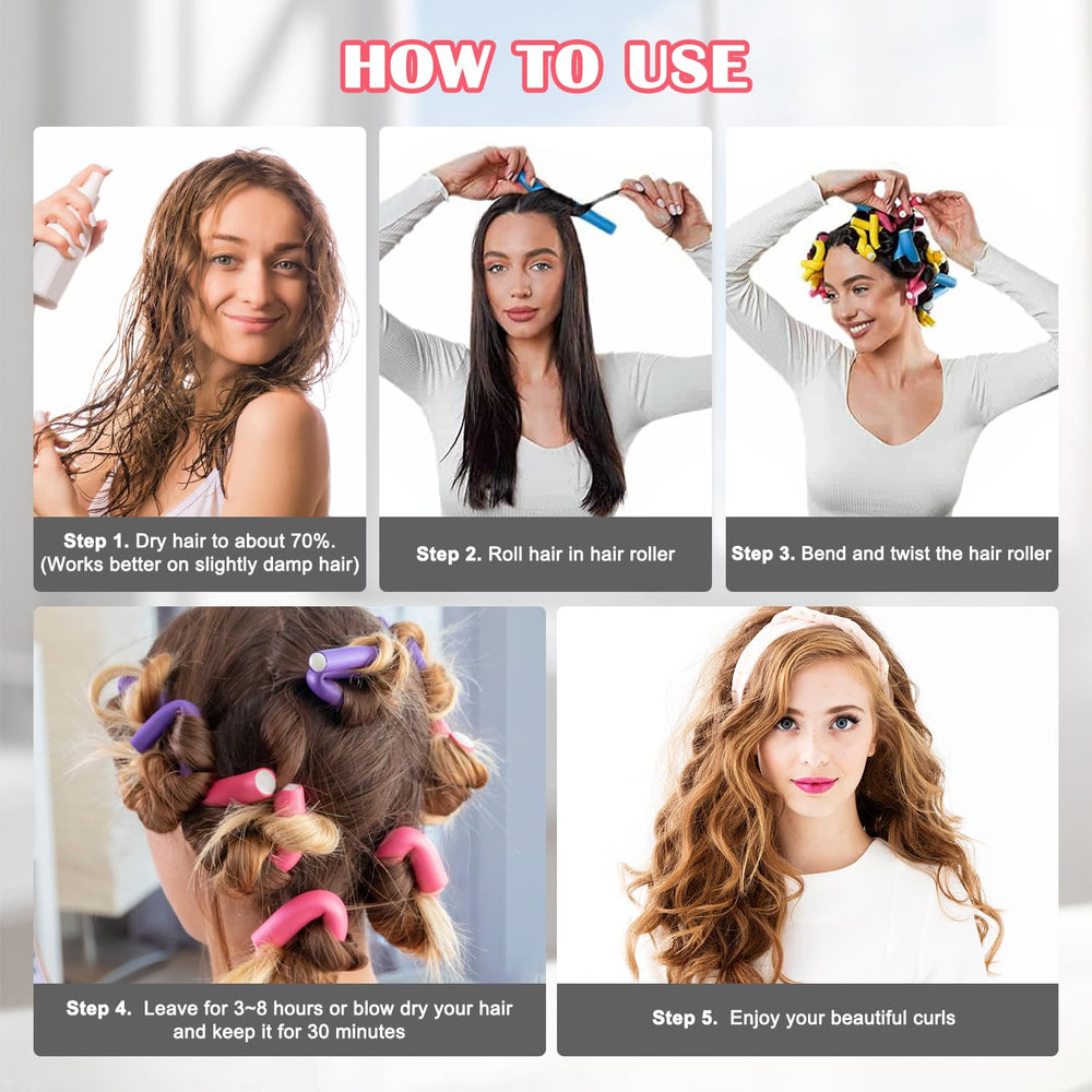 Utilisation cheveux humides ou secs avec AIDUCHO, sans outils.