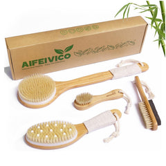 Brosse sèche AIFEIVICO, vue d’ensemble, exfoliation en douceur